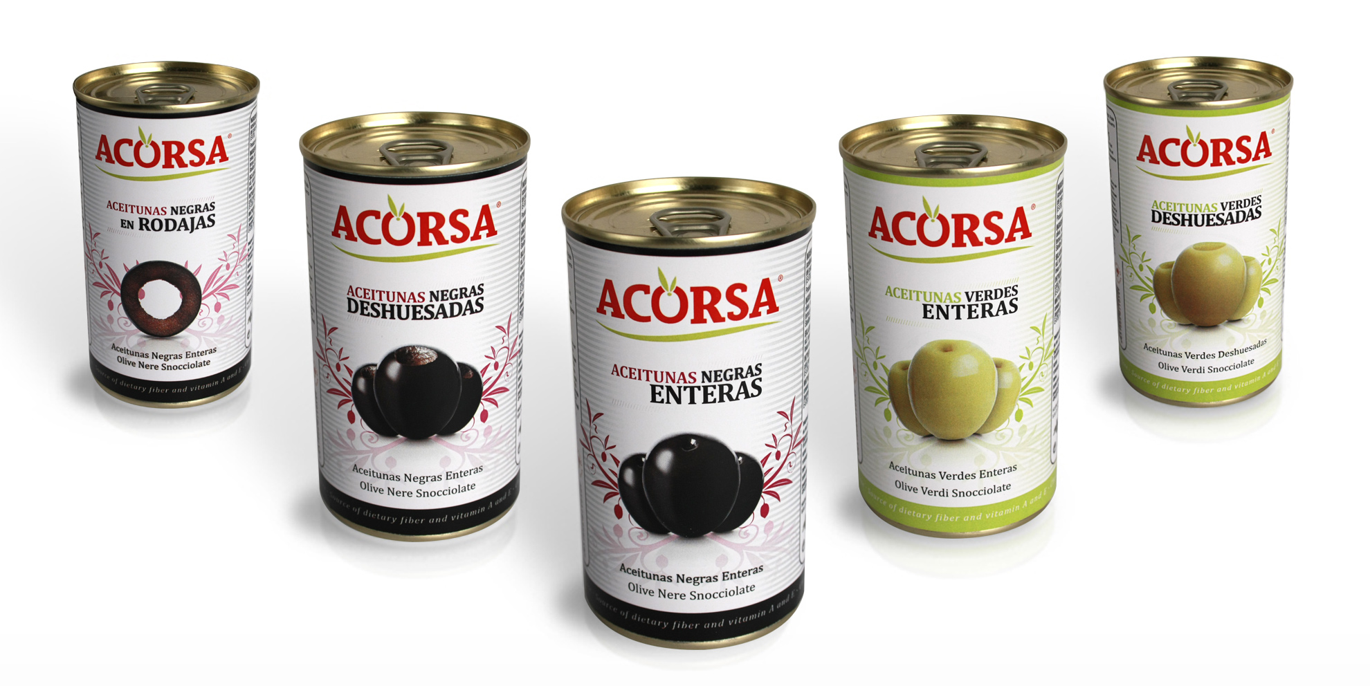 packaging aceitunas y encurtidos Acorsa