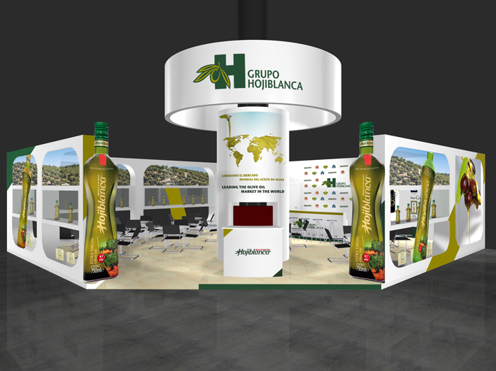 Al Margen diseña el stand de Grupo Hojiblanca en Alimentaria
