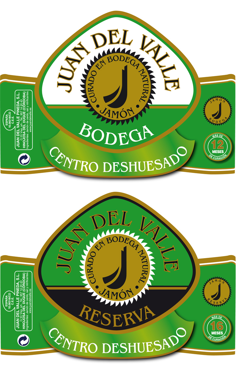 Restyling Vitolas para centros deshuesados de Jamón