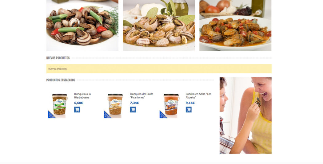 Caracoles que dan el salto al e-commerce