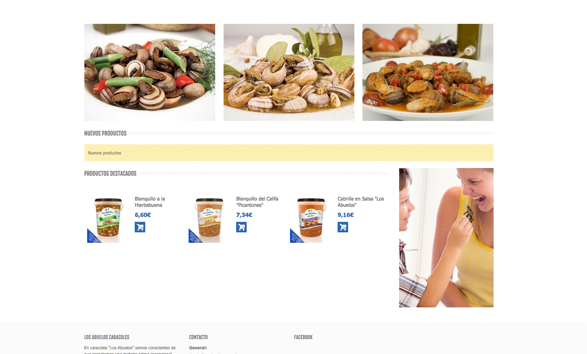 Caracoles que dan el salto al e-commerce