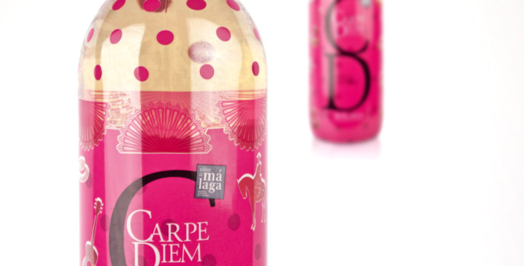 Diseño de packaging Vino Dulce Natural de Málaga