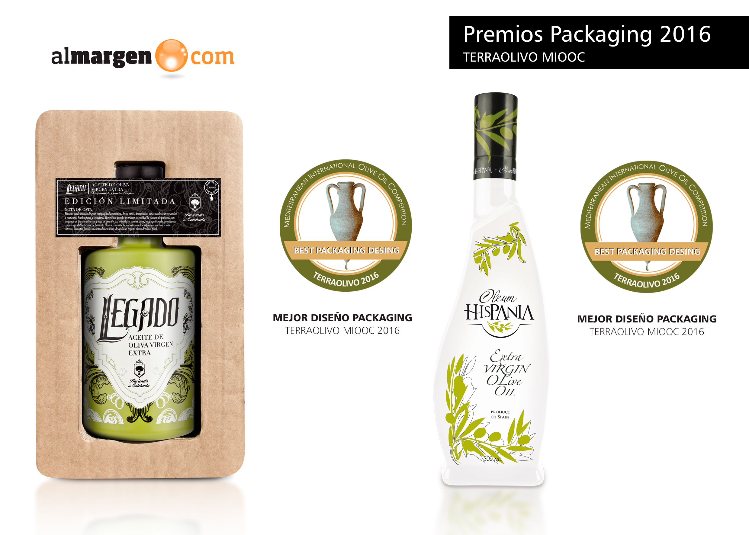Nuestros Packaging premiados en Terraolivo