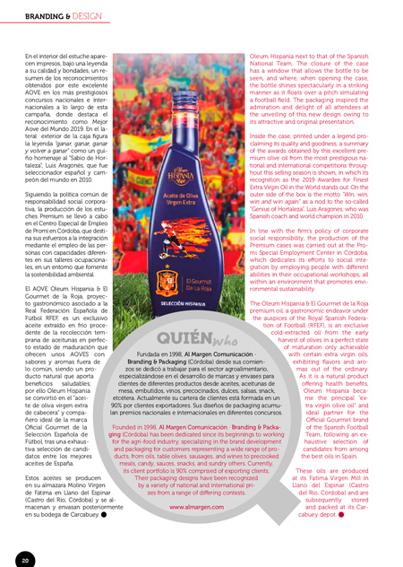 Un AOVE Premium para La Roja