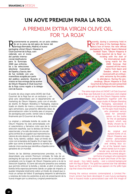 Un AOVE Premium para La Roja