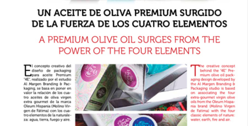 Un aceite de oliva premium surgido de la fuerza de los cuatro elementos