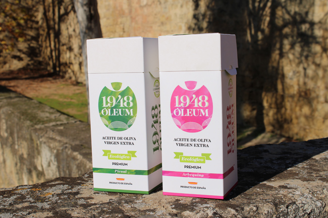 Nuevo packaging aceite 1948 Óleum