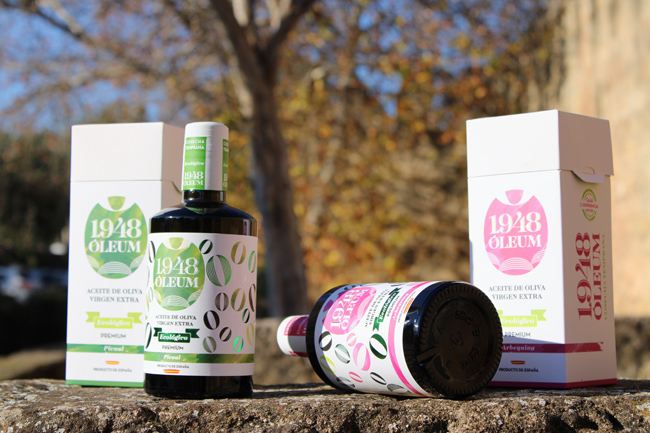 Nuevo packaging aceite 1948 Óleum