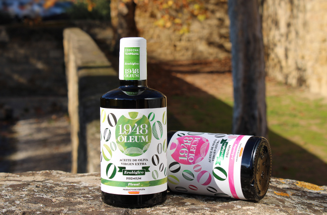 Nuevo packaging aceite 1948 Óleum