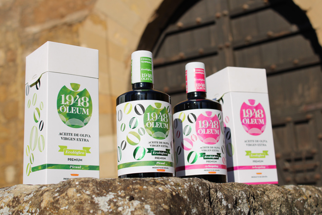 Nuevo diseño de imagen y packaging premium aceite 1948 Óleum