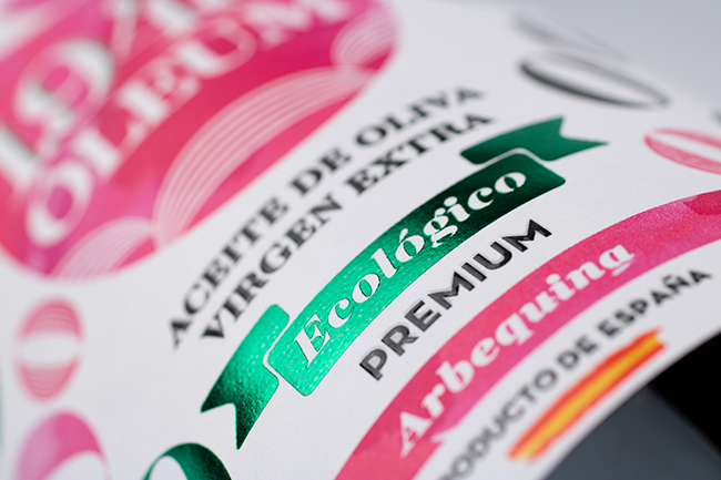 Nuevo diseño de imagen y packaging premium aceite 1948 Óleum