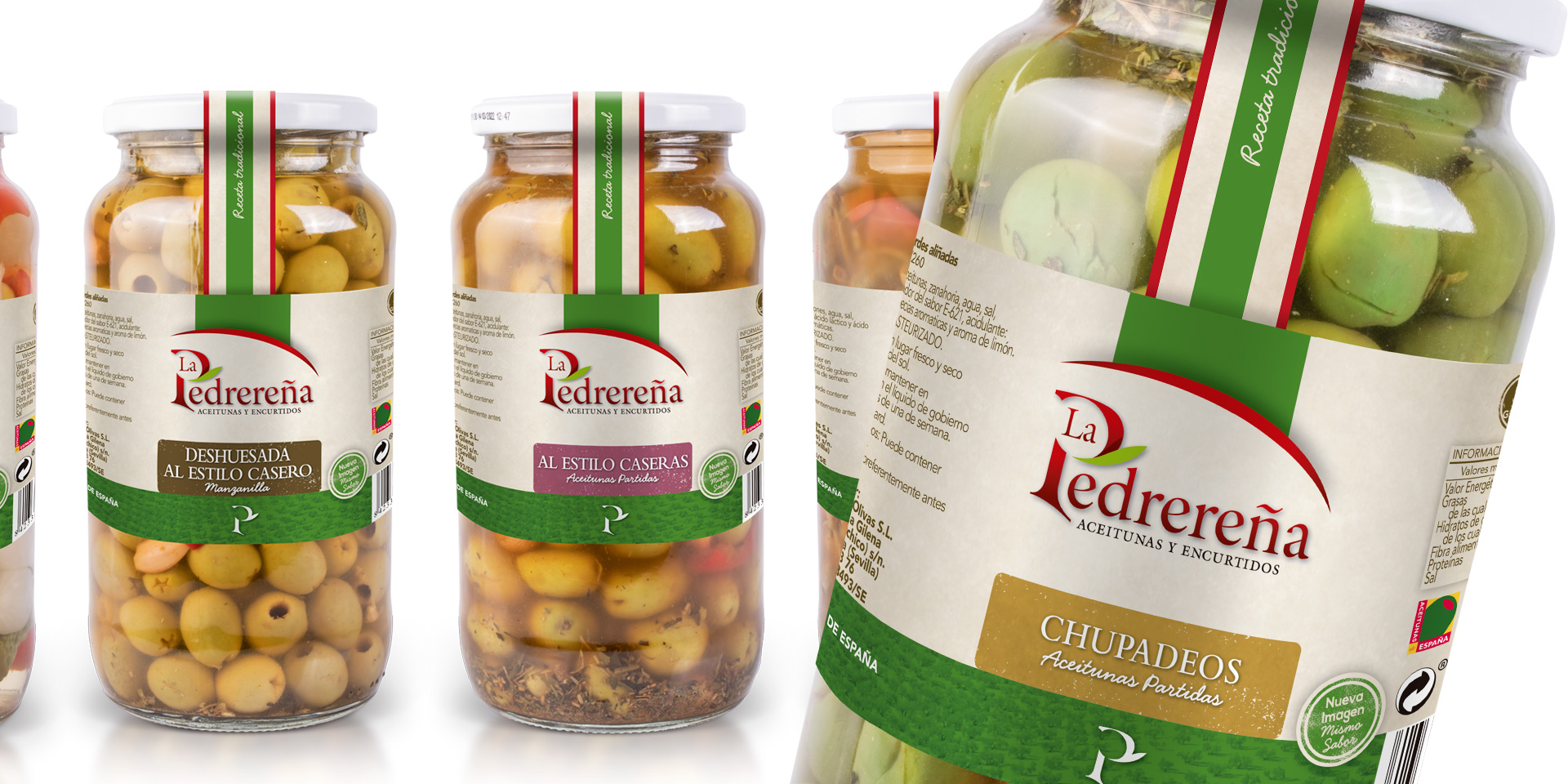 Branding y packaging para aceitunas y encurtidos