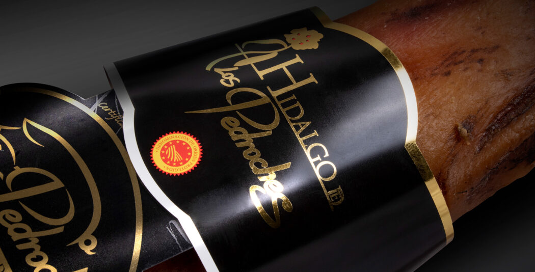 Diseño vitola jamón Hidalgo de los Pedroches