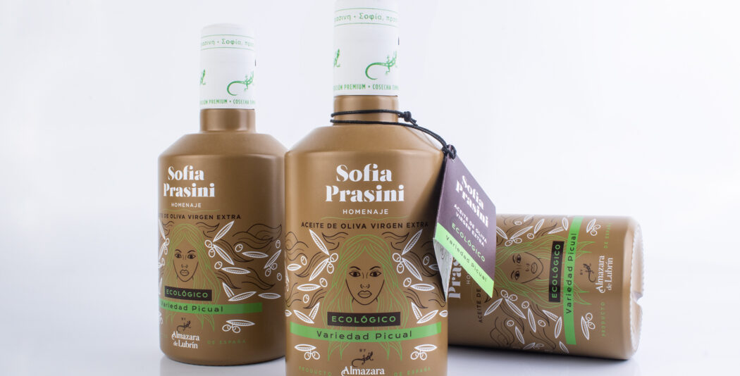 Sofía Prasini diseño de envase para aceite de oliva