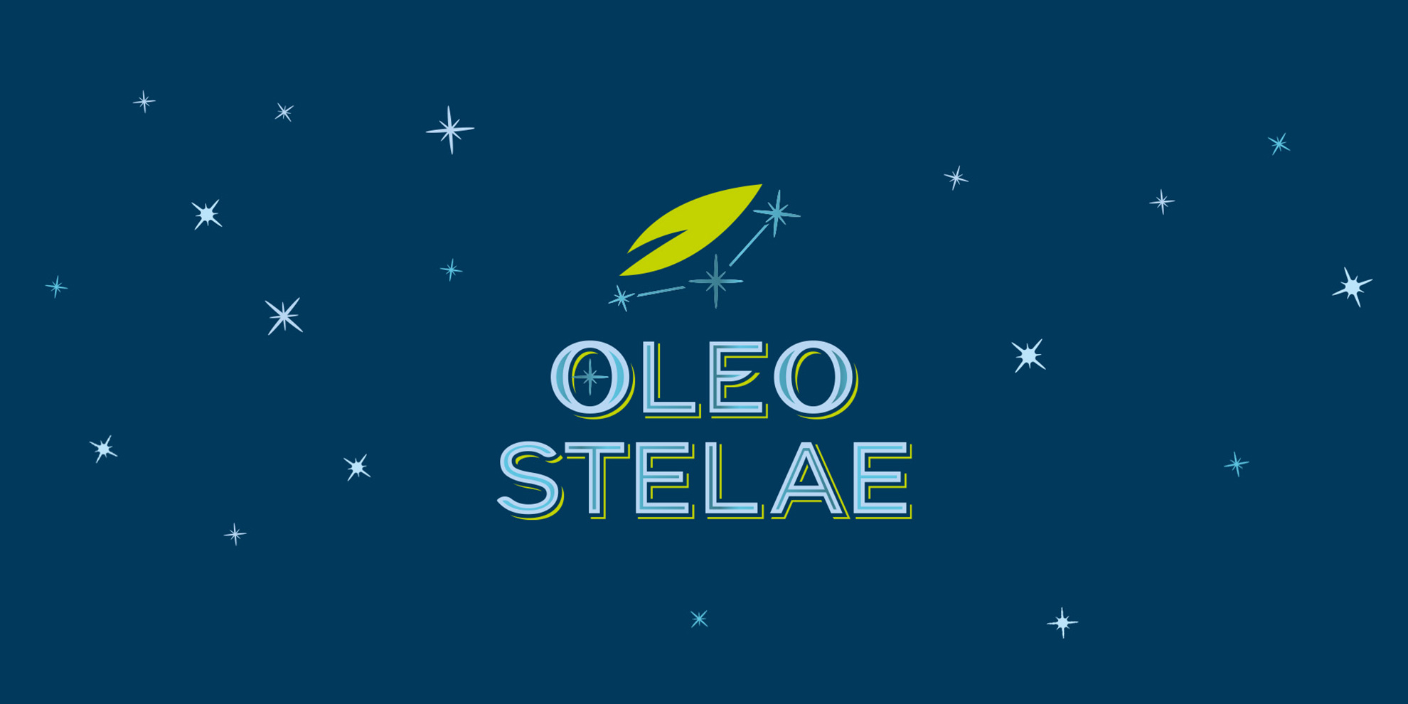 Oleo Stelae diseño de etiqueta para aceite