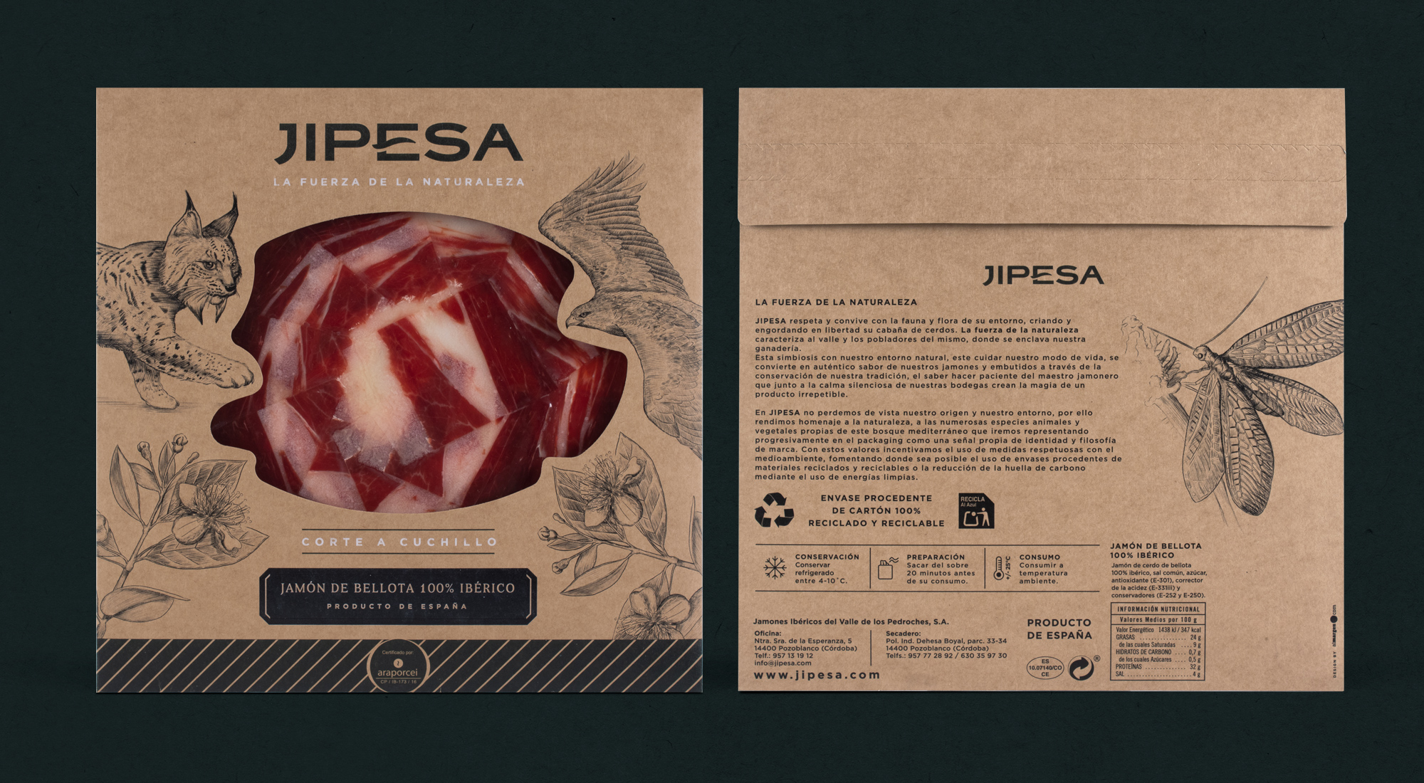 Jipesa Packaging sostenible para jamón