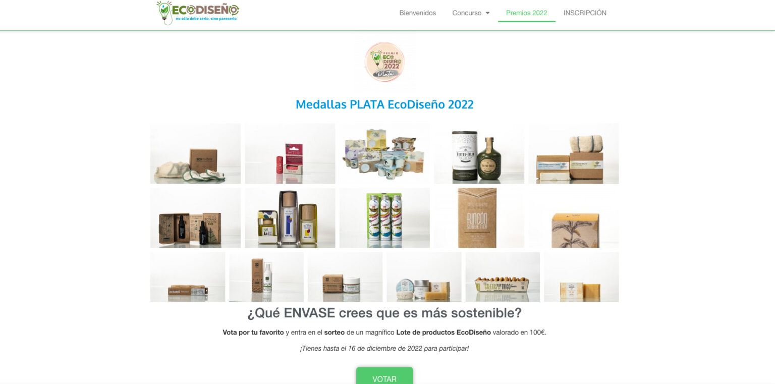 Ganamos dos premios Ecodiseño 2022