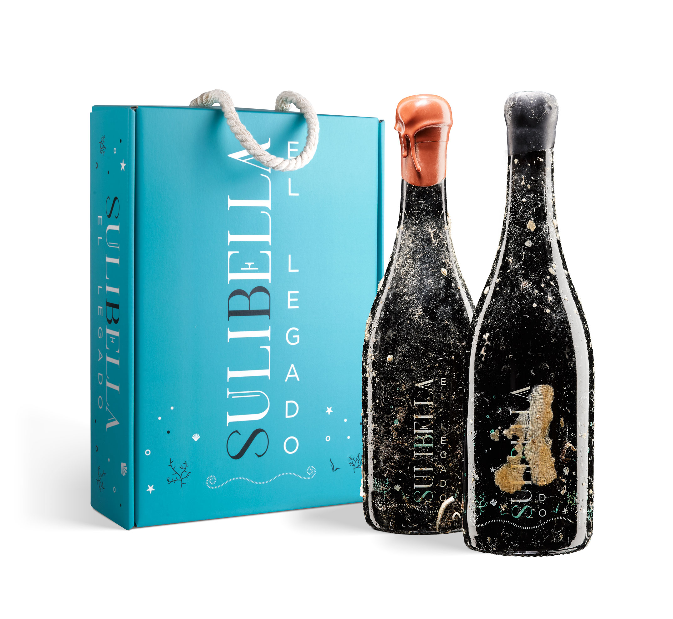 Packaging vinos submarinos Sulibella