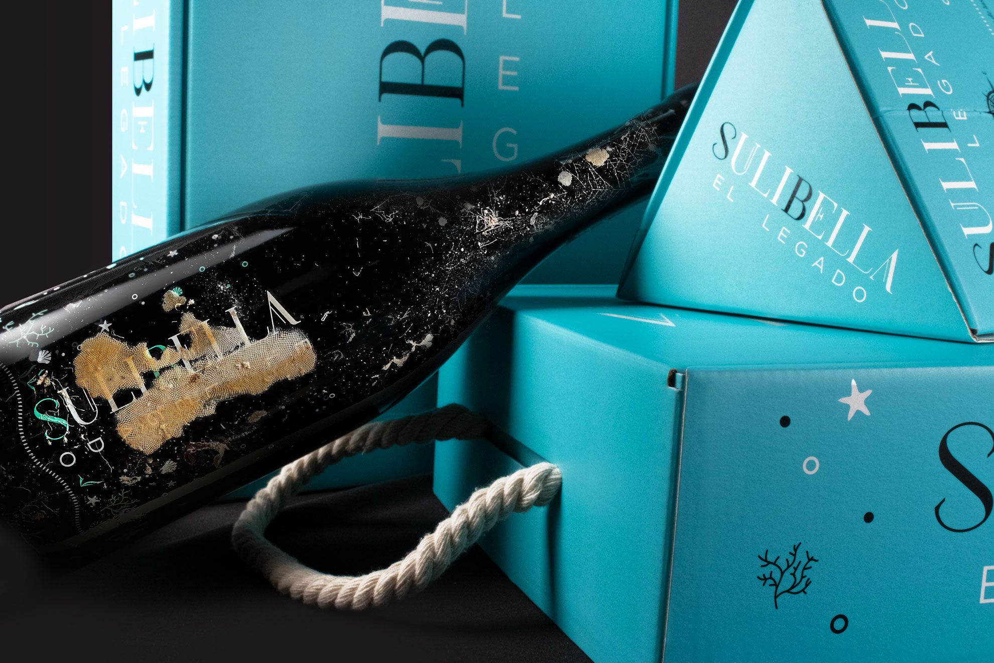 Packaging vinos submarinos Sulibella
