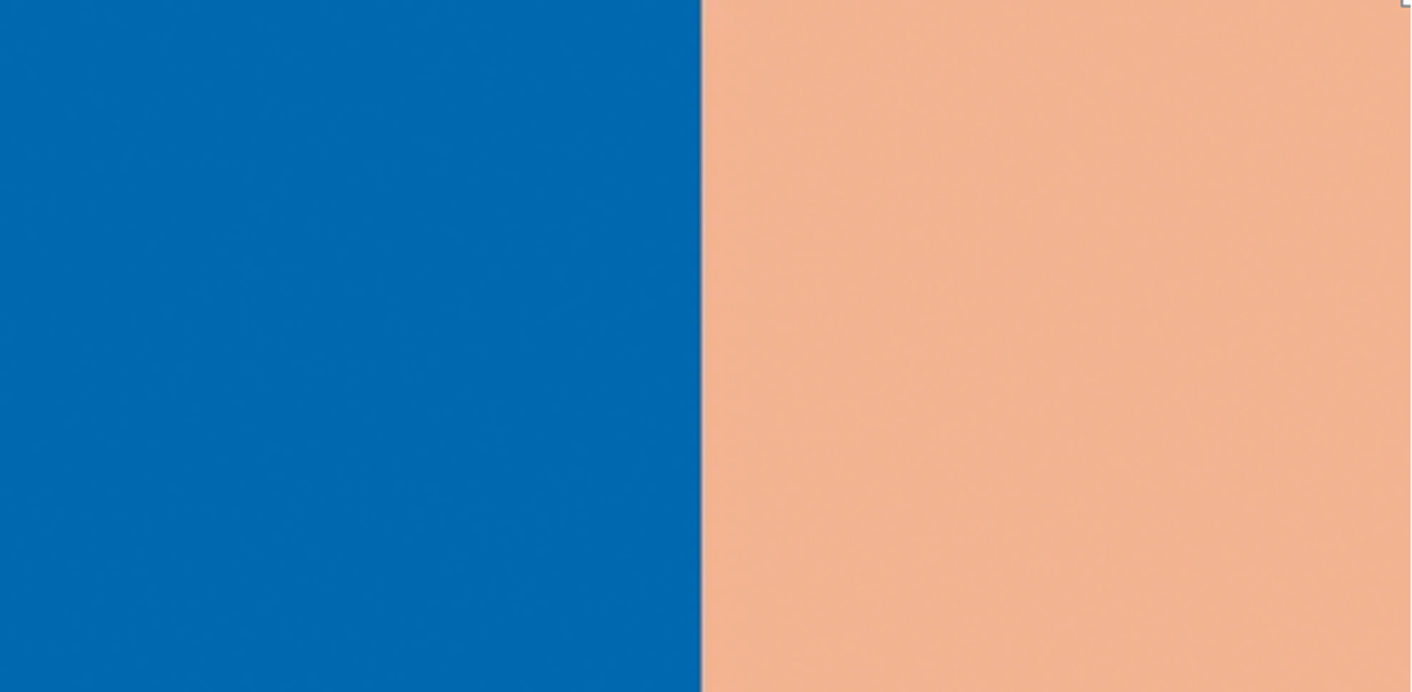 El contraste de color en el diseño gráfico.