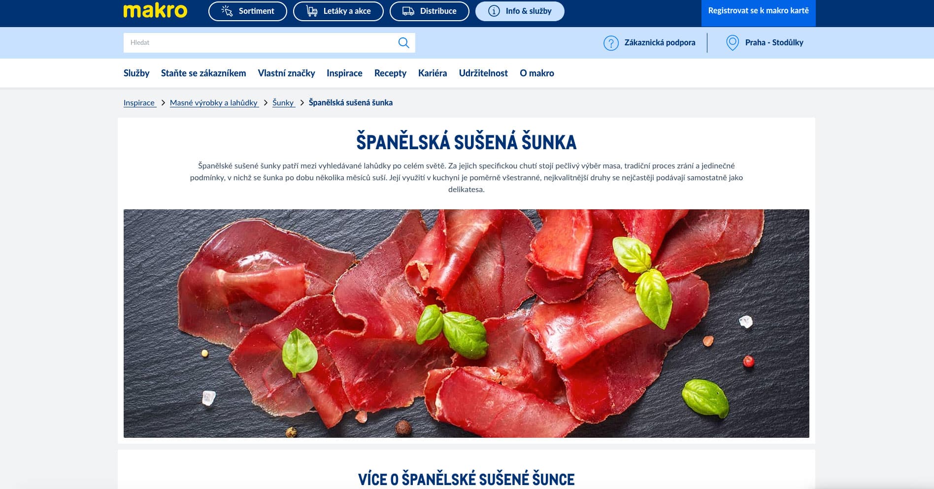 EL MERCADO DEL JAMÓN Y EL EMBUTIDO EN REPÚBLICA CHECA