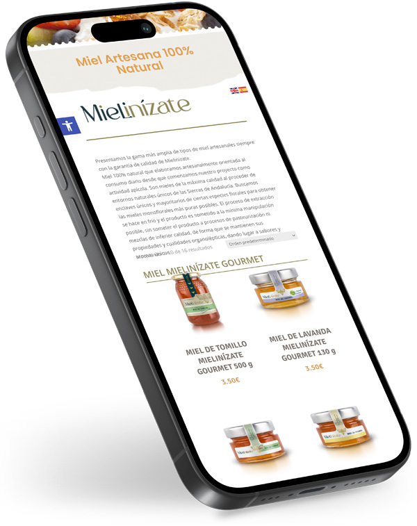 Web Mielinízate Productor de miel