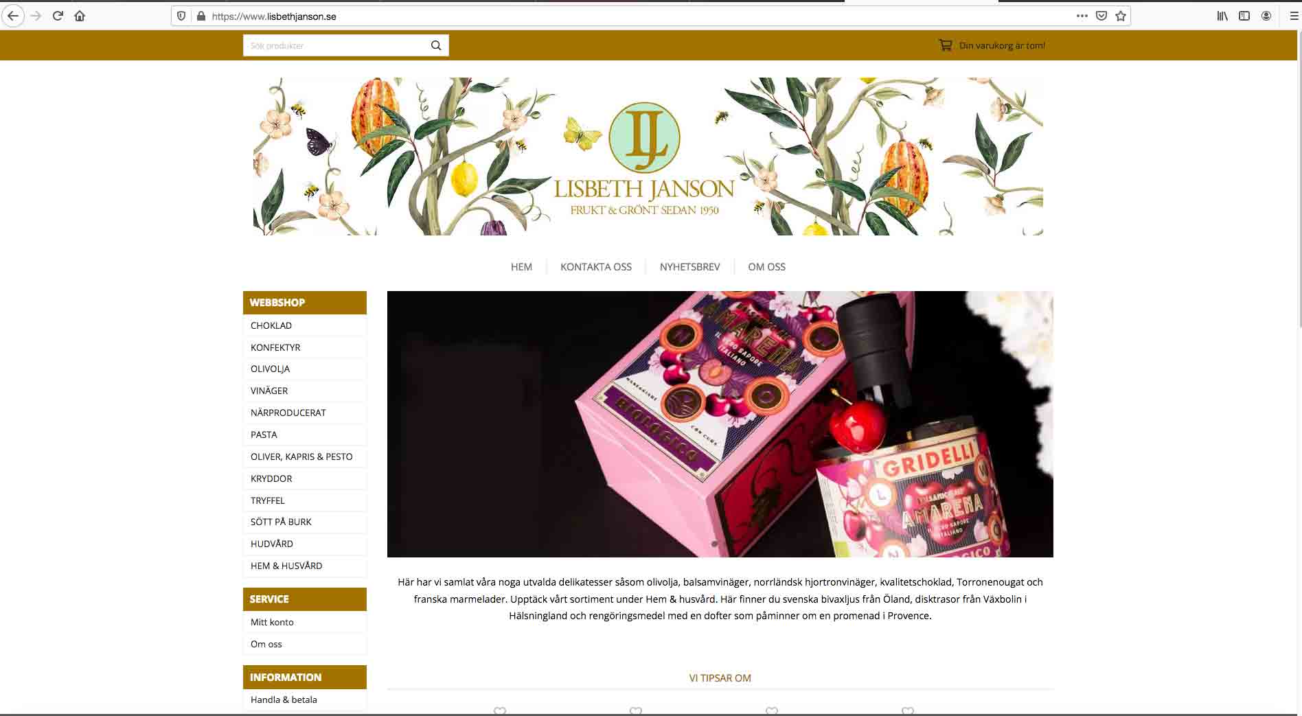 El mercado del Aceite de Oliva en Suecia