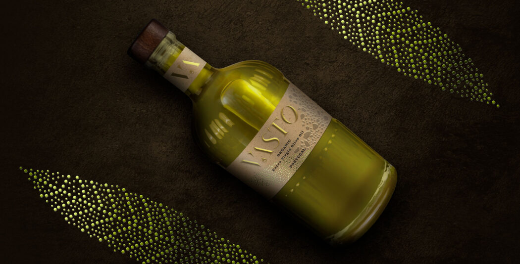 VASTO diseño etiqueta aceite