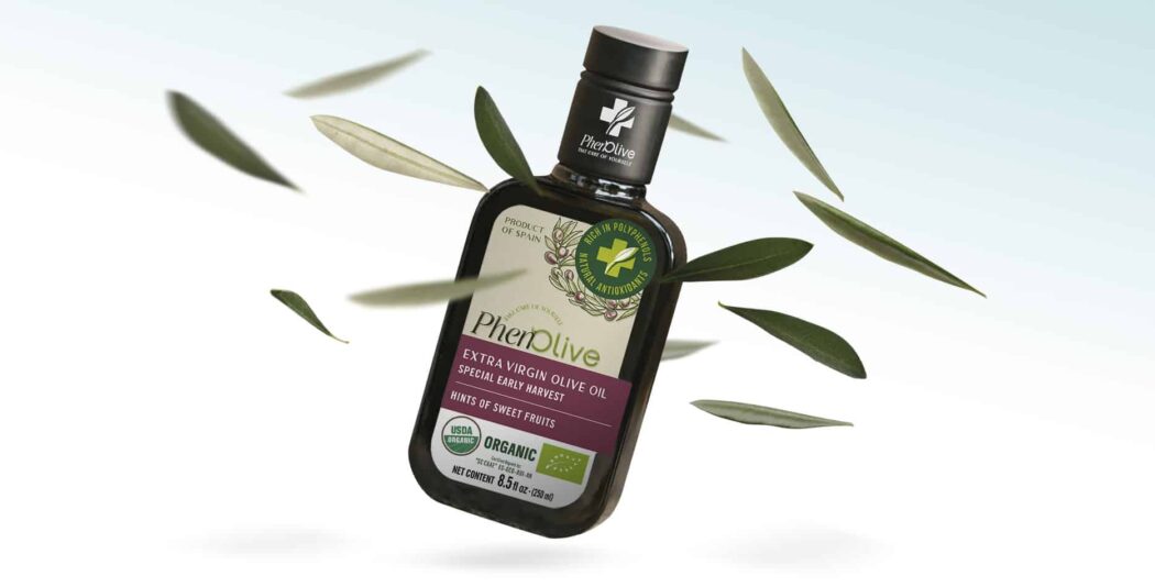 Packaging aceite de oliva virgen extra EEUU