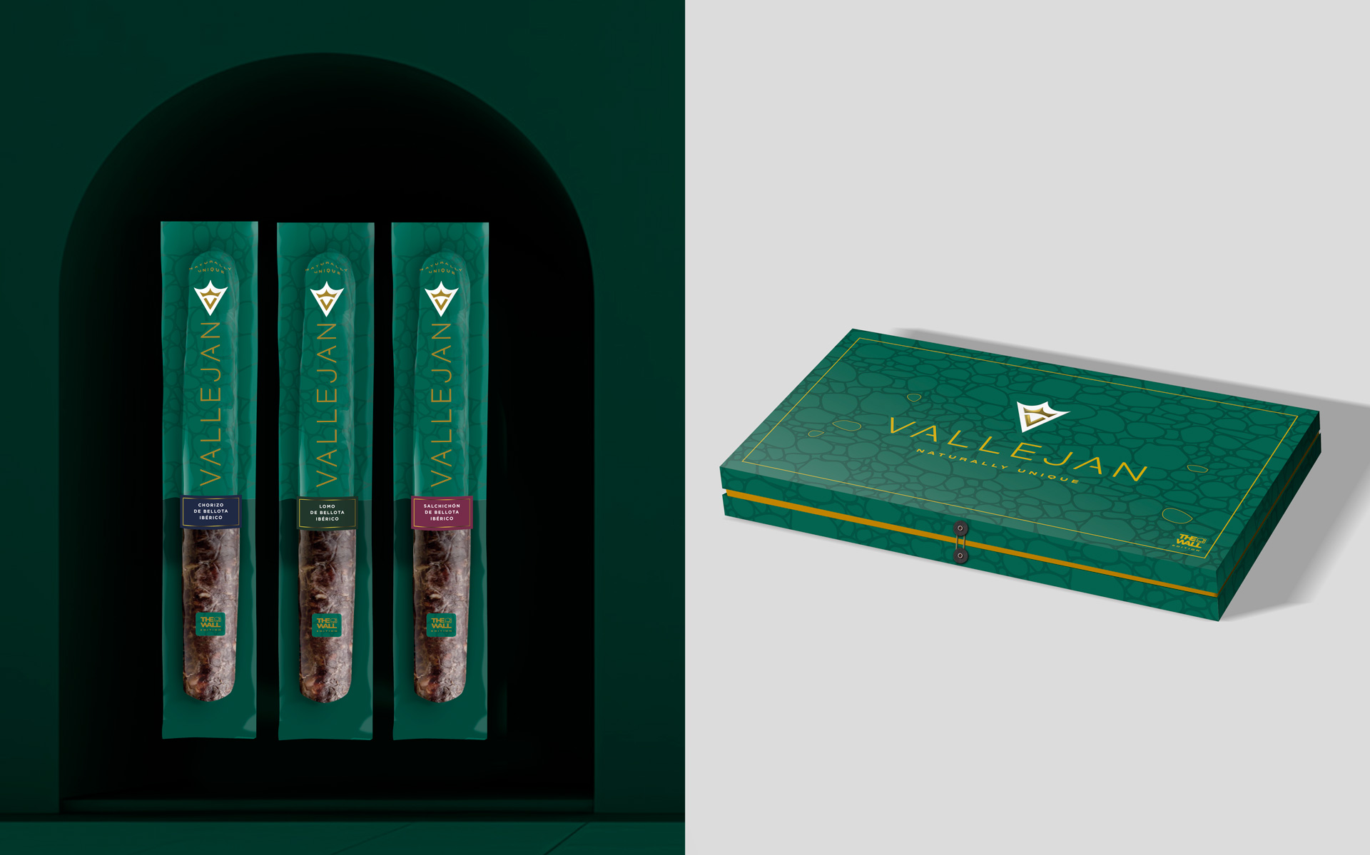 diseño packaging jamon vallejan