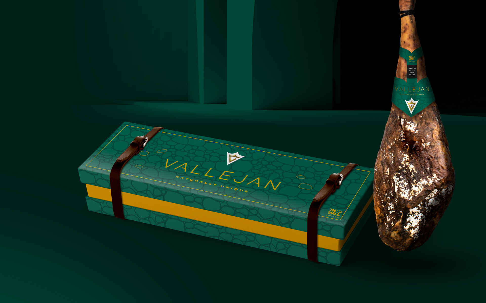 diseño packaging jamon vallejan