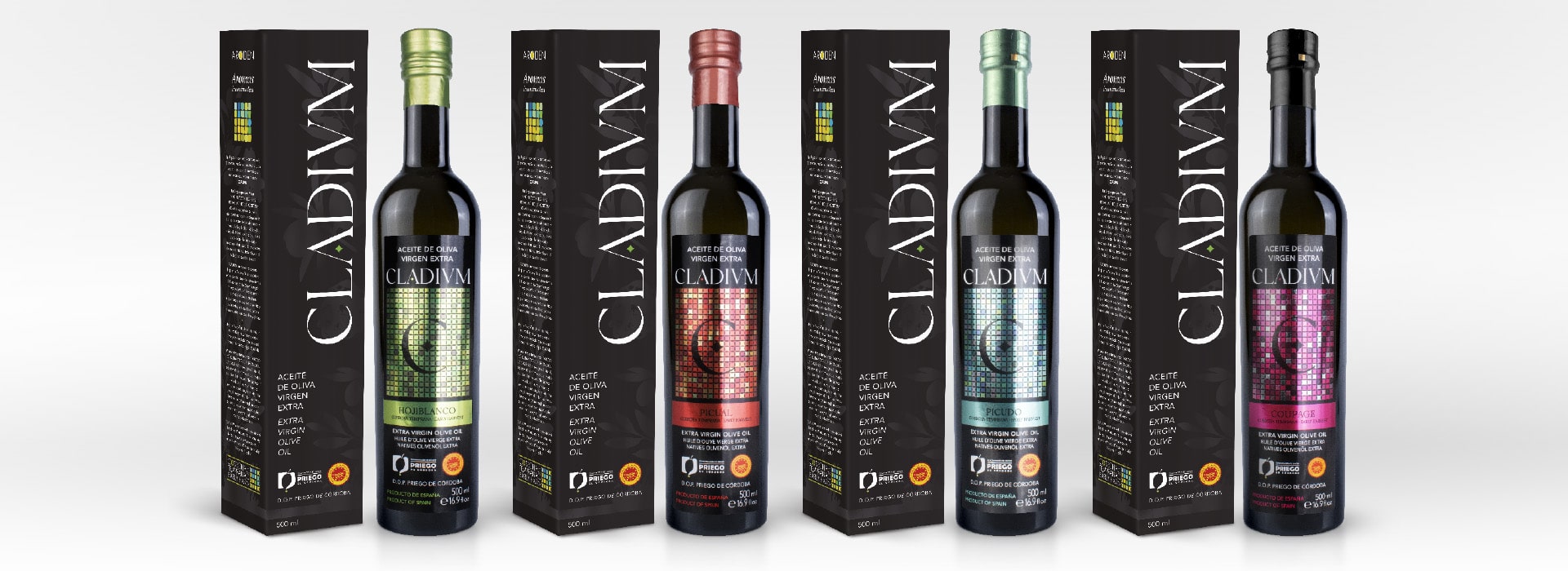 Diseño de etiquetas para aceite de oliva