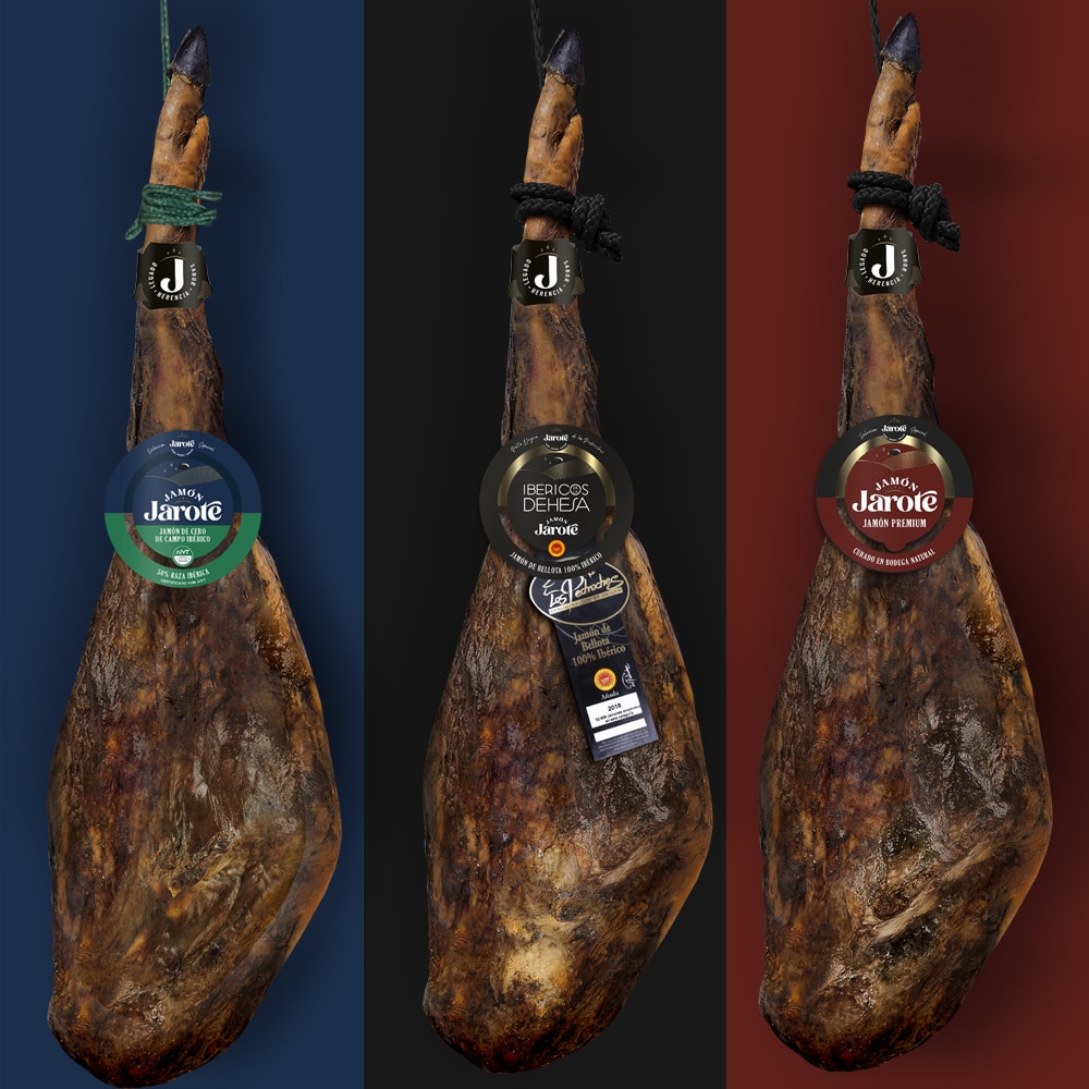  packaging jamón. Diseño y producción de fundas para jamones y paletas. Diseño de etiquetas, vitolas y marchamos para jamones, paletas y embutidos.