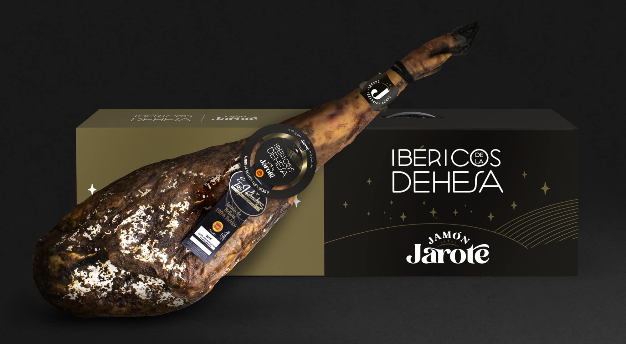 Diseño de vitolas, marchamos y packaging premium para jamón