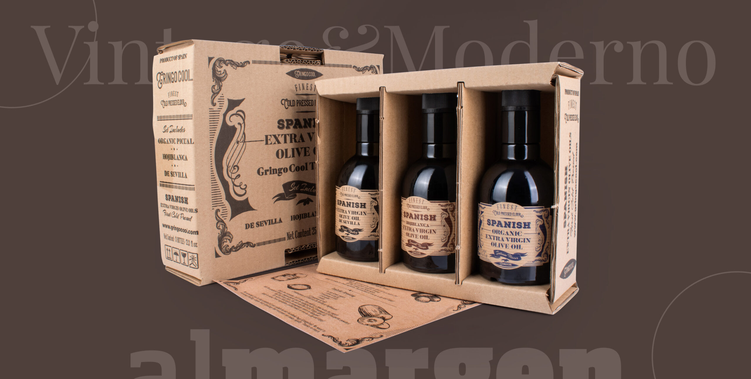 diseño packaging vintage moderno