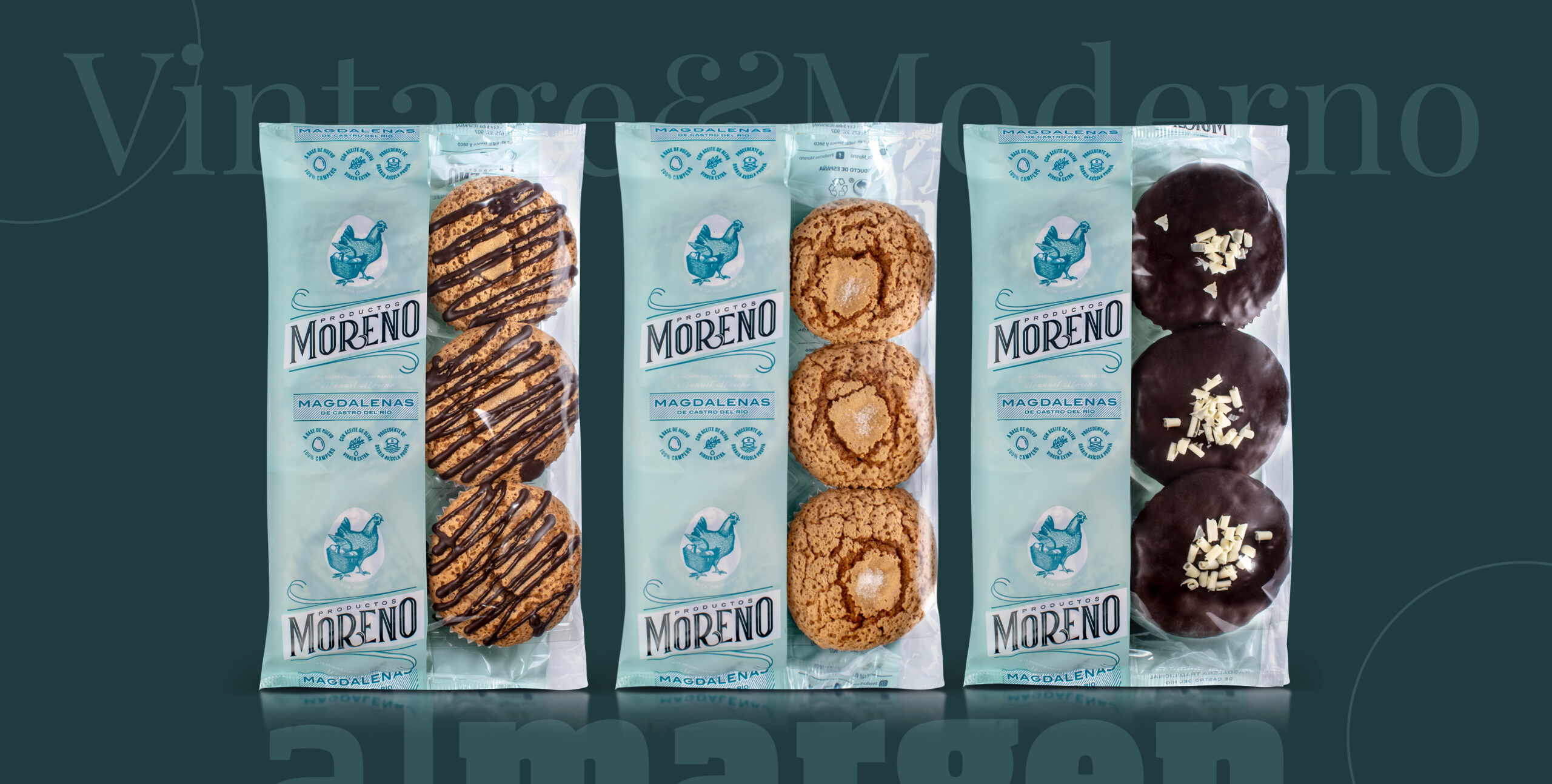 diseño de packaging vintage moderno