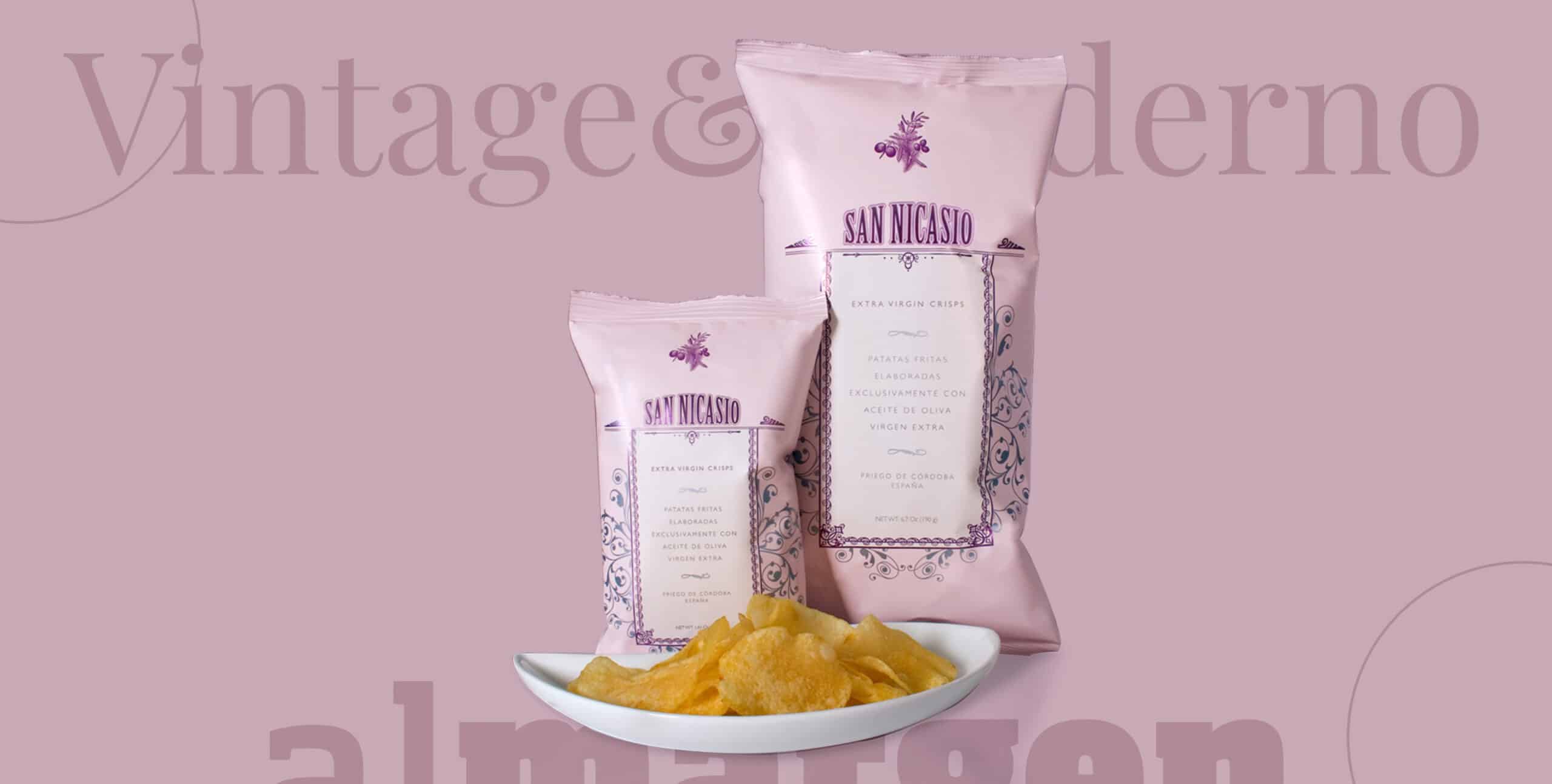 Diseño de packaging vintage moderno