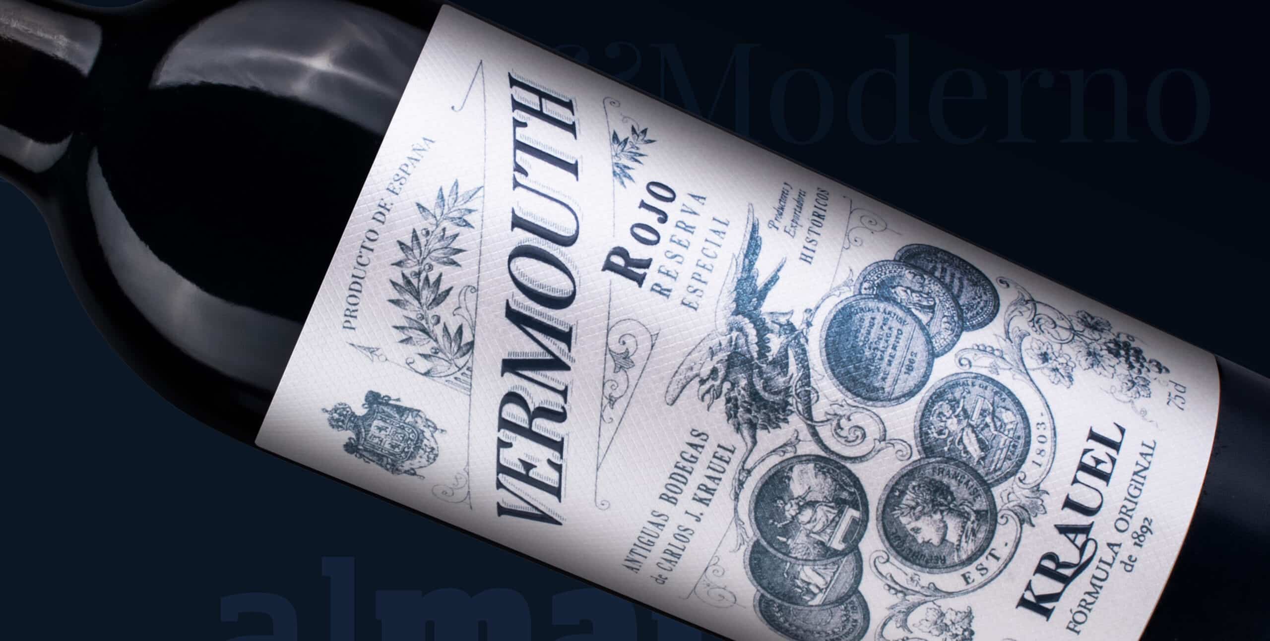 diseño de packaging vintage moderno